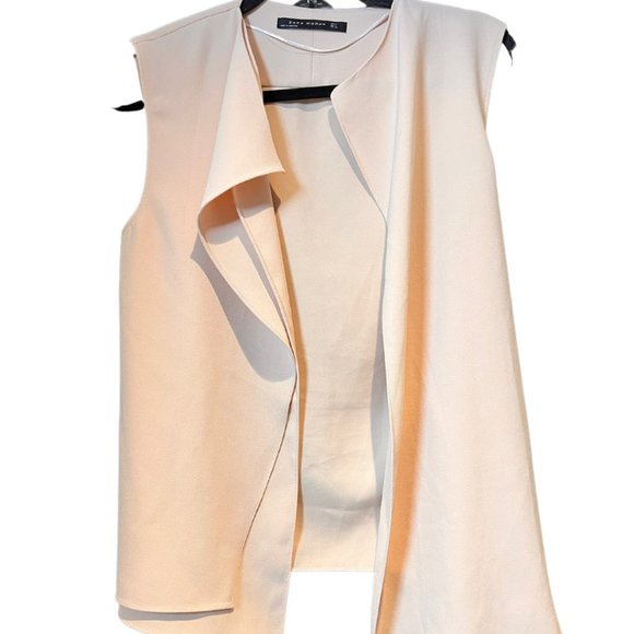 Zara Beige Cardigan - Picture 1 of 2